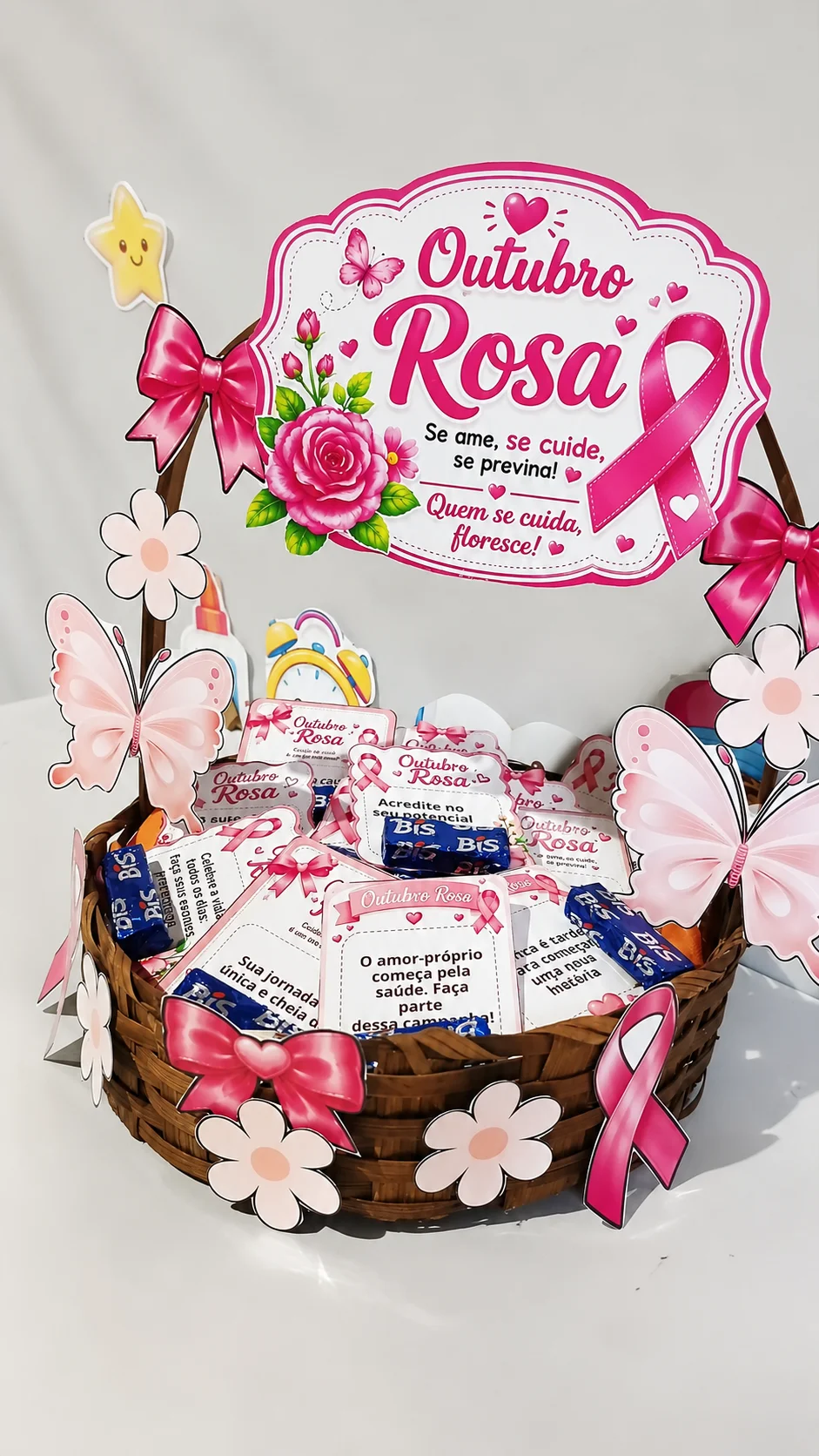 🌸 OUTUBRO ROSA – Mimo Especial 🌸conscientização Outubro Rosa. — amostra 1: Um lindo recurso preparado para trabalhar o…