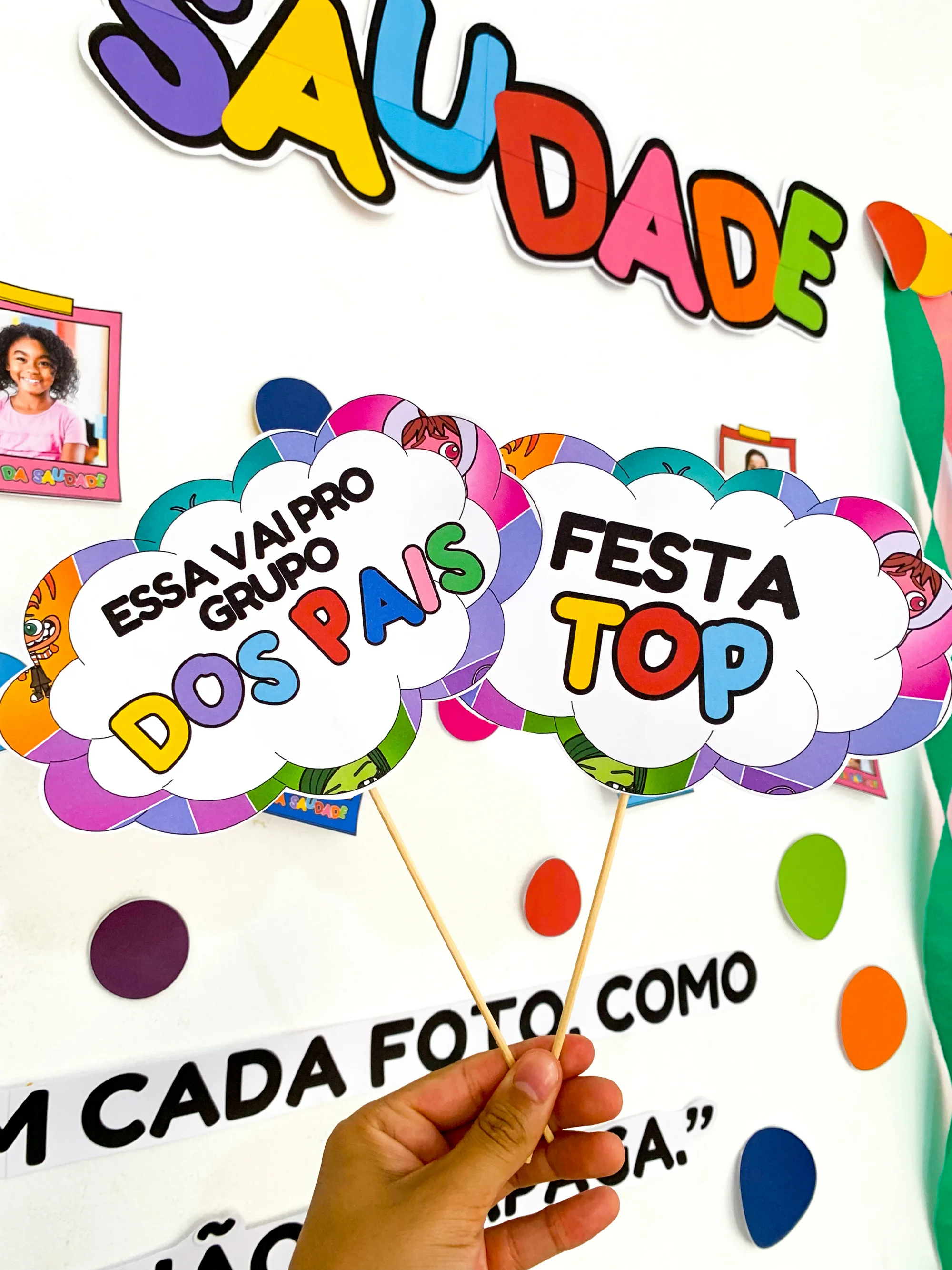 Pack Aula da Saudade para Educação Infantil e Anos iniciais — amostra 7: Pack Aula da Saudade com o tema DIVERTIDAMENTE