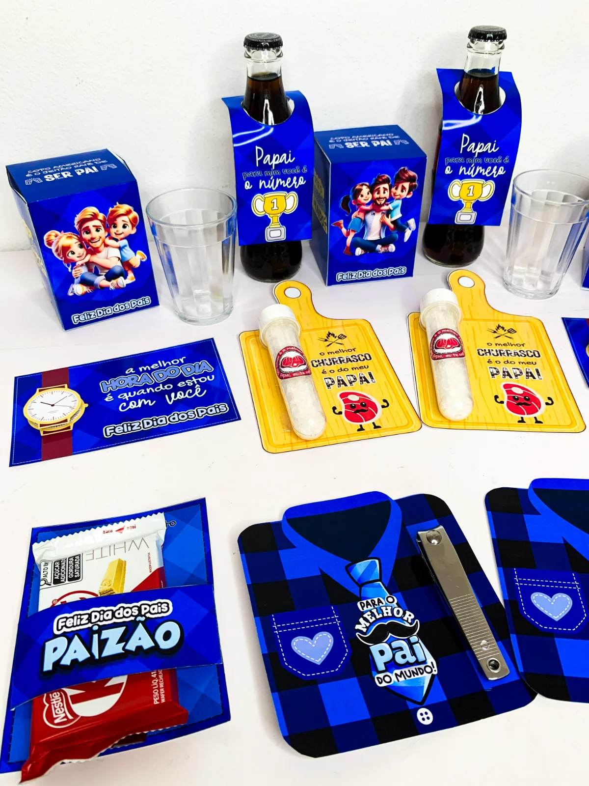 Pack de lembrancinhas – dia dos pais – Material Pedagógico — amostra 4: Surpreenda os pais com um kit repleto de…