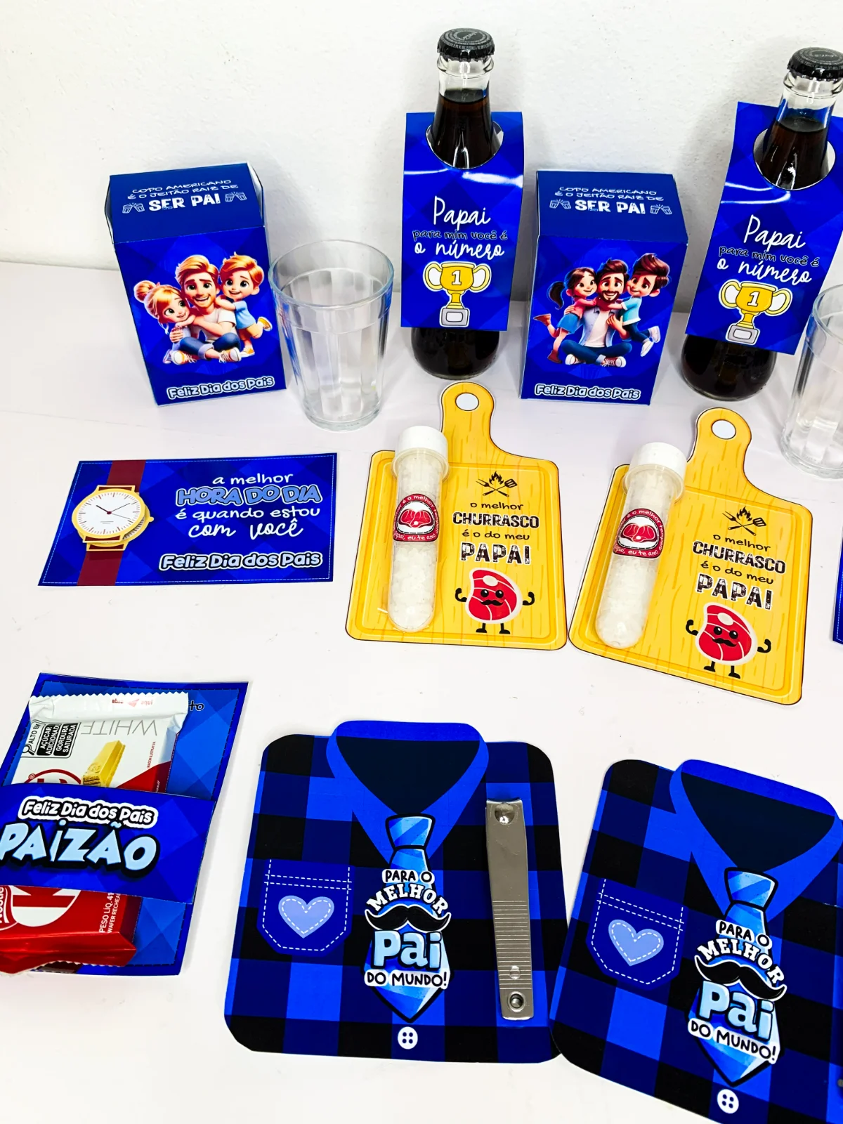 Pack de lembrancinhas – dia dos pais – Material Pedagógico — amostra 5: Surpreenda os pais com um kit repleto de…
