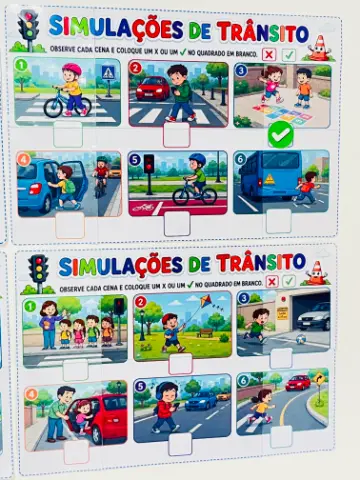 Painéis Simulações de Trânsito em PDF | Educação Infantil — amostra 1: Aprender regras de convivência e segurança viária… Painéis Simulações de Trânsito em PDF | Educação Infantil — amostra 1: Aprender regras de convivência e segurança viária…
