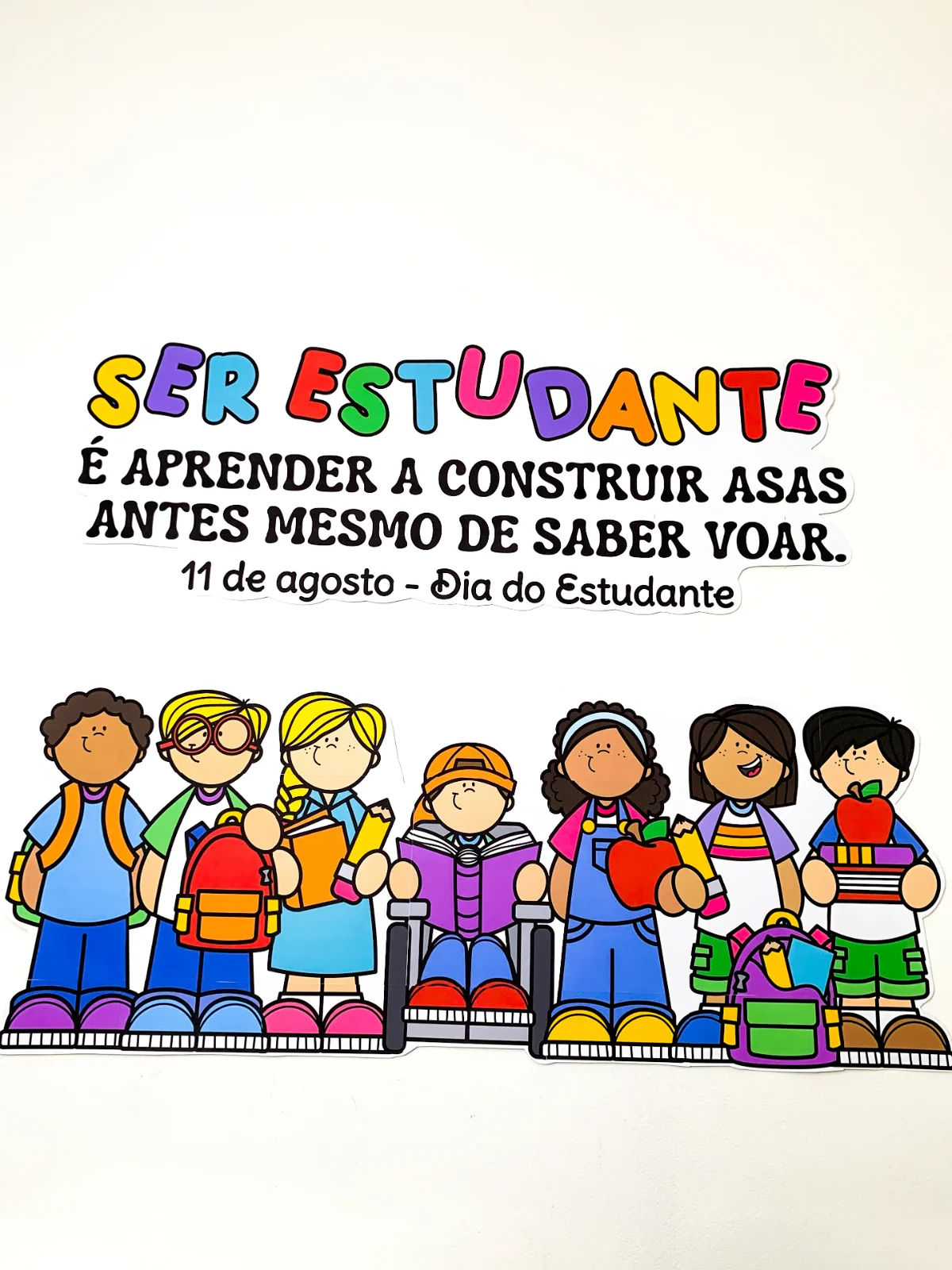 Painel 11 de Agosto - Dia do Estudante – PDF para Imprimir — amostra 1: O que vem no material
