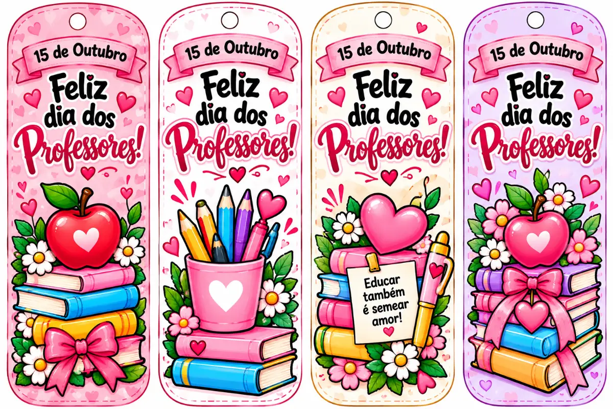 Painel 3 modelos dia dos Professores PDF Educação Infantil — amostra 7: Painel Dia dos Professores — Asas de Anjo para…
