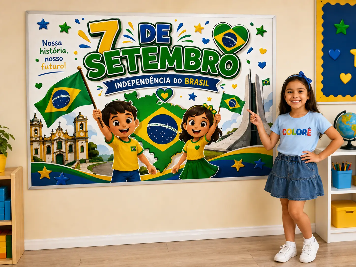 🇧🇷✨ Painel 7 de Setembro – Independência do Brasil ✨🇧🇷 — Português para Educação Infantil: 🇧🇷✨ Painel 7 de Setembro –…
