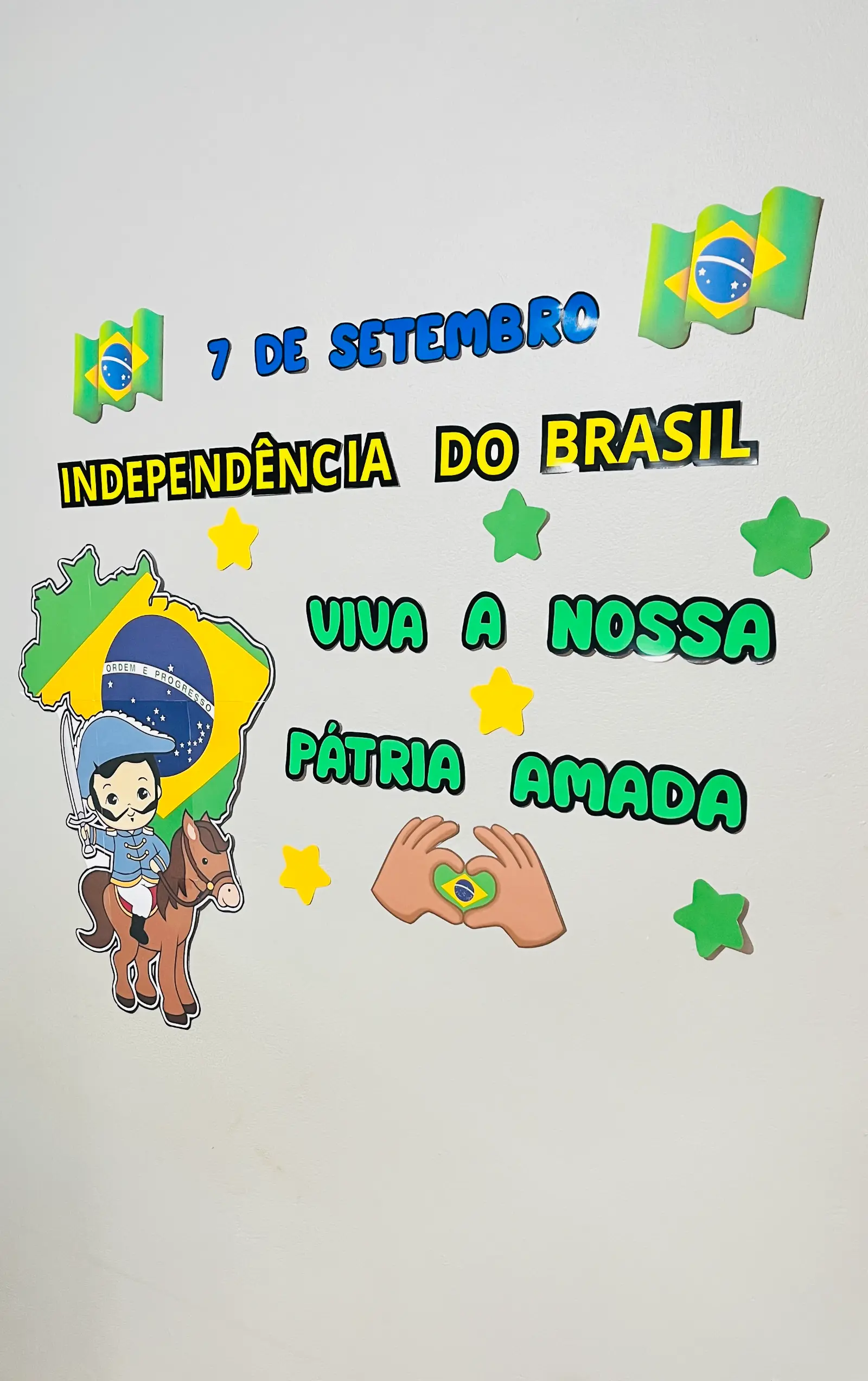 Painel 7 de Setembro – Independência do Brasil para Imprimir — amostra 4: Painel com aproximadamente 1,05 × 1,25 m