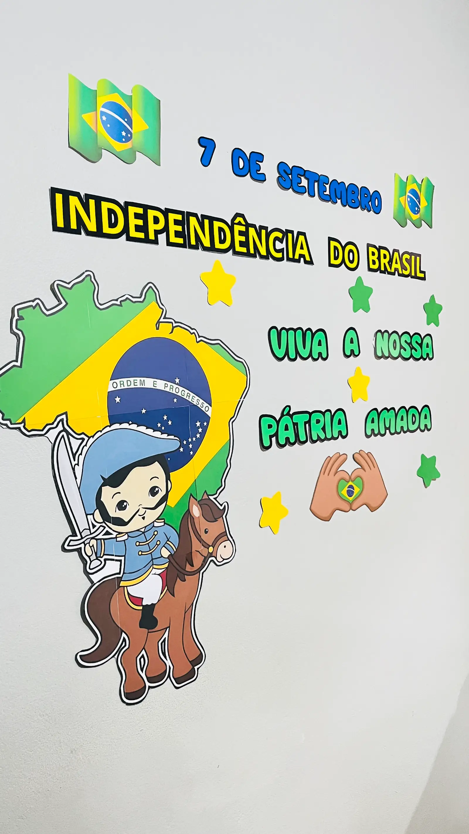 Painel 7 de Setembro – Independência do Brasil para Imprimir — amostra 7: Painel com aproximadamente 1,05 × 1,25 m