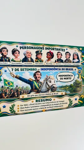Painel 7 de Setembro - Independência do Brasil — amostra 4: 🇧🇷 7 DE SETEMBRO – UM PAINEL QUE TRANSFORMA A HISTÓRIA DO… Painel 7 de Setembro - Independência do Brasil — amostra 4: 🇧🇷 7 DE SETEMBRO – UM PAINEL QUE TRANSFORMA A HISTÓRIA DO…