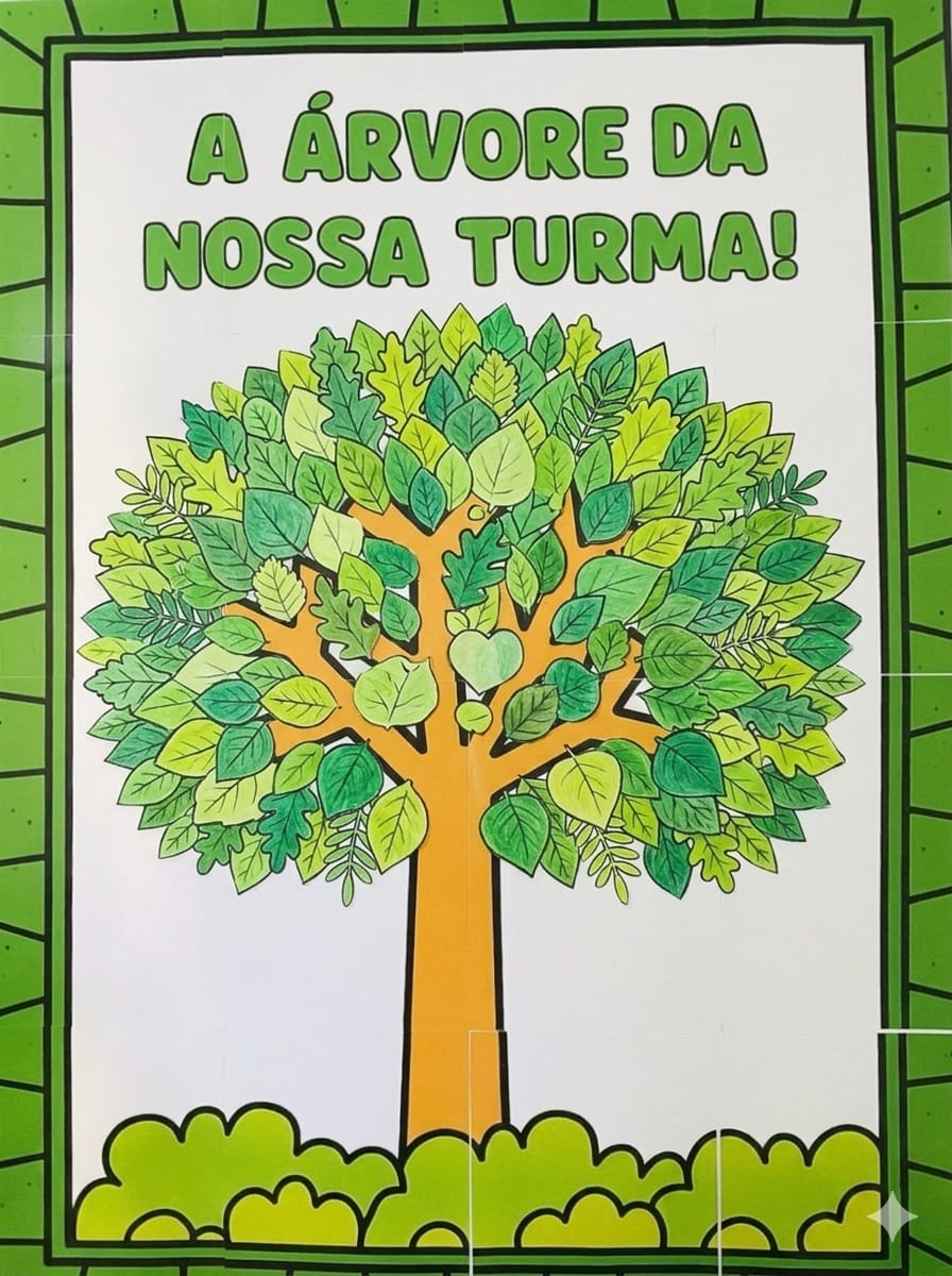 Painel a árvore da nossa turma interativo – PDF para Imprimir — amostra 2: PAINEL A ÁRVORE DA NOSSA TURMA INTERATIVO BÔNUS…