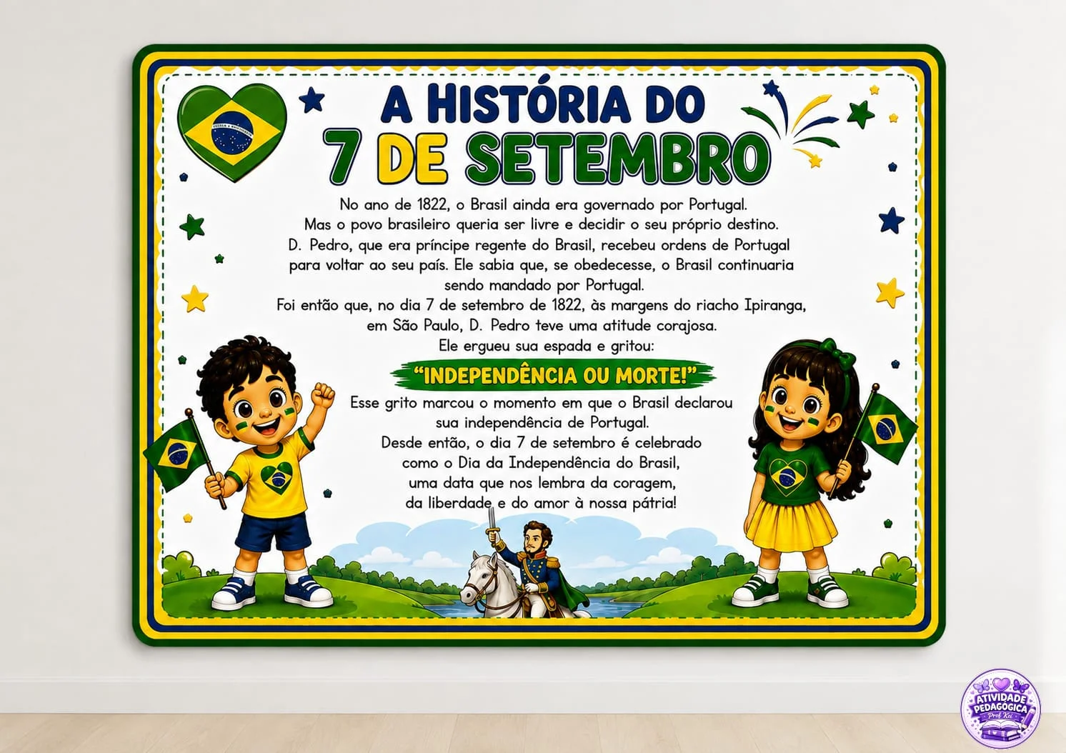 PAINEL A HISTÓRIA DO 7 DE SETEMBRO — capa do material