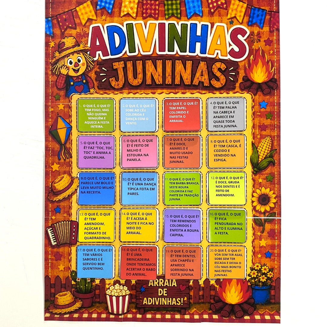 Painel: adivinhas juninas | Educação Infantil — capa do material