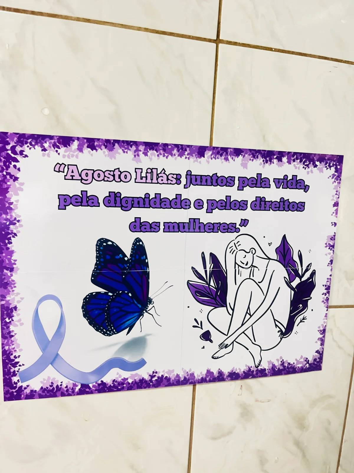 Painel Agosto Lilás para Revenda – PDF para Imprimir — amostra 3: O que está incluso * Descrição do produto