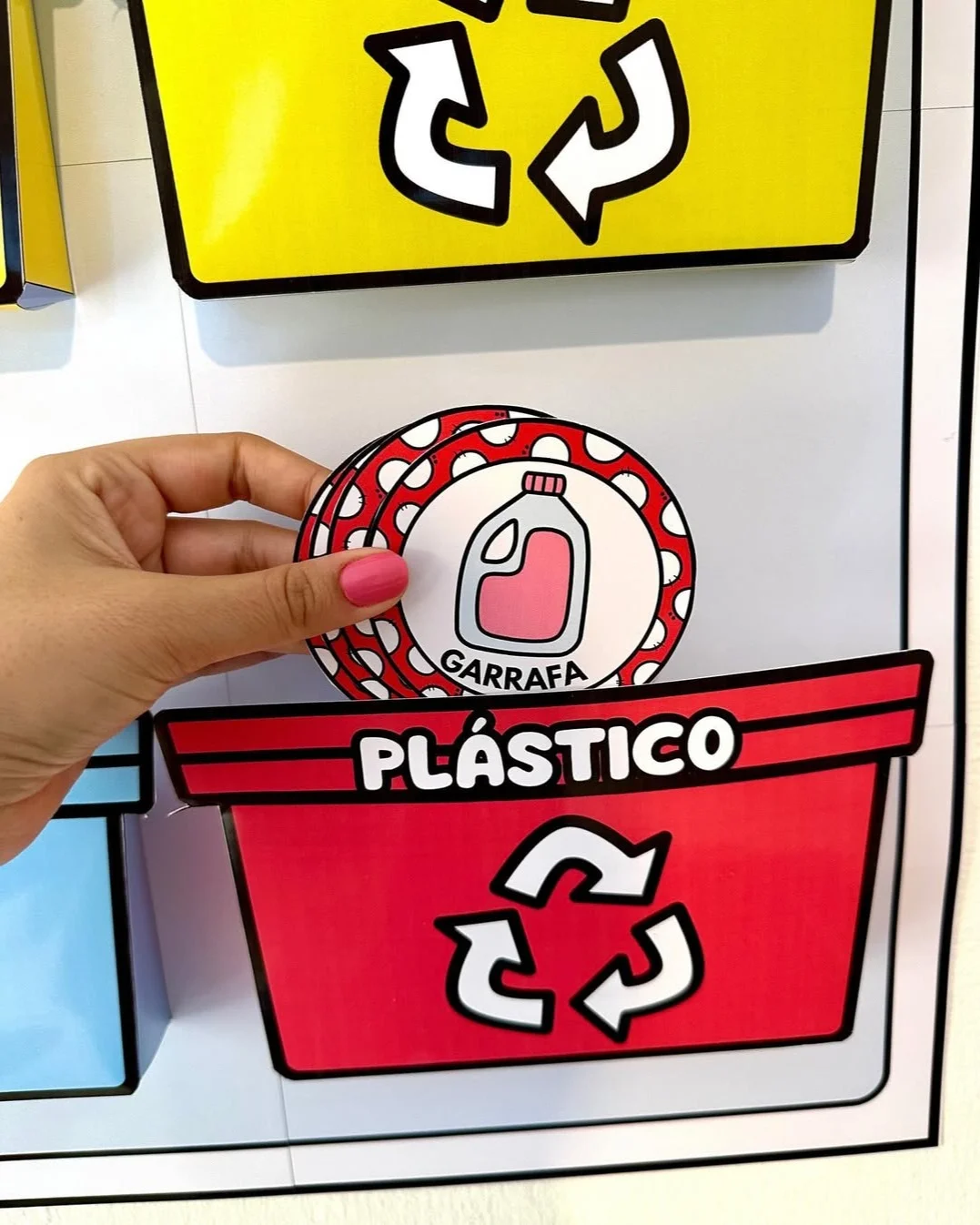 PAINEL AMPLIADO INTERATIVO COLETA SELETIVA — amostra 3: Um recurso lúdico e educativo para ensinar as crianças sobre…