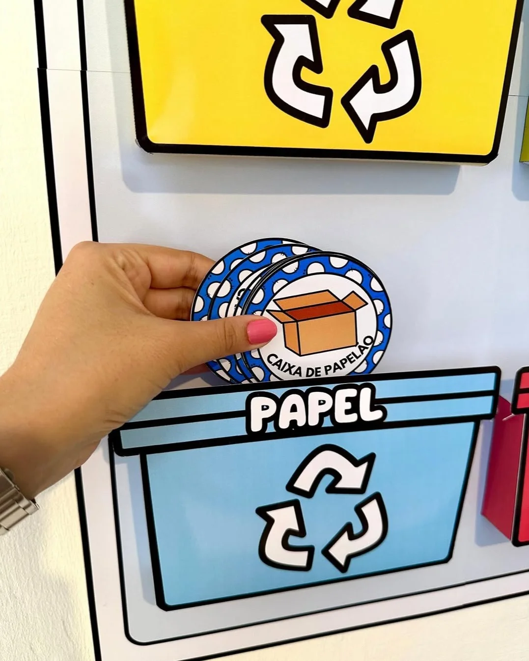 PAINEL AMPLIADO INTERATIVO COLETA SELETIVA — amostra 4: Um recurso lúdico e educativo para ensinar as crianças sobre…