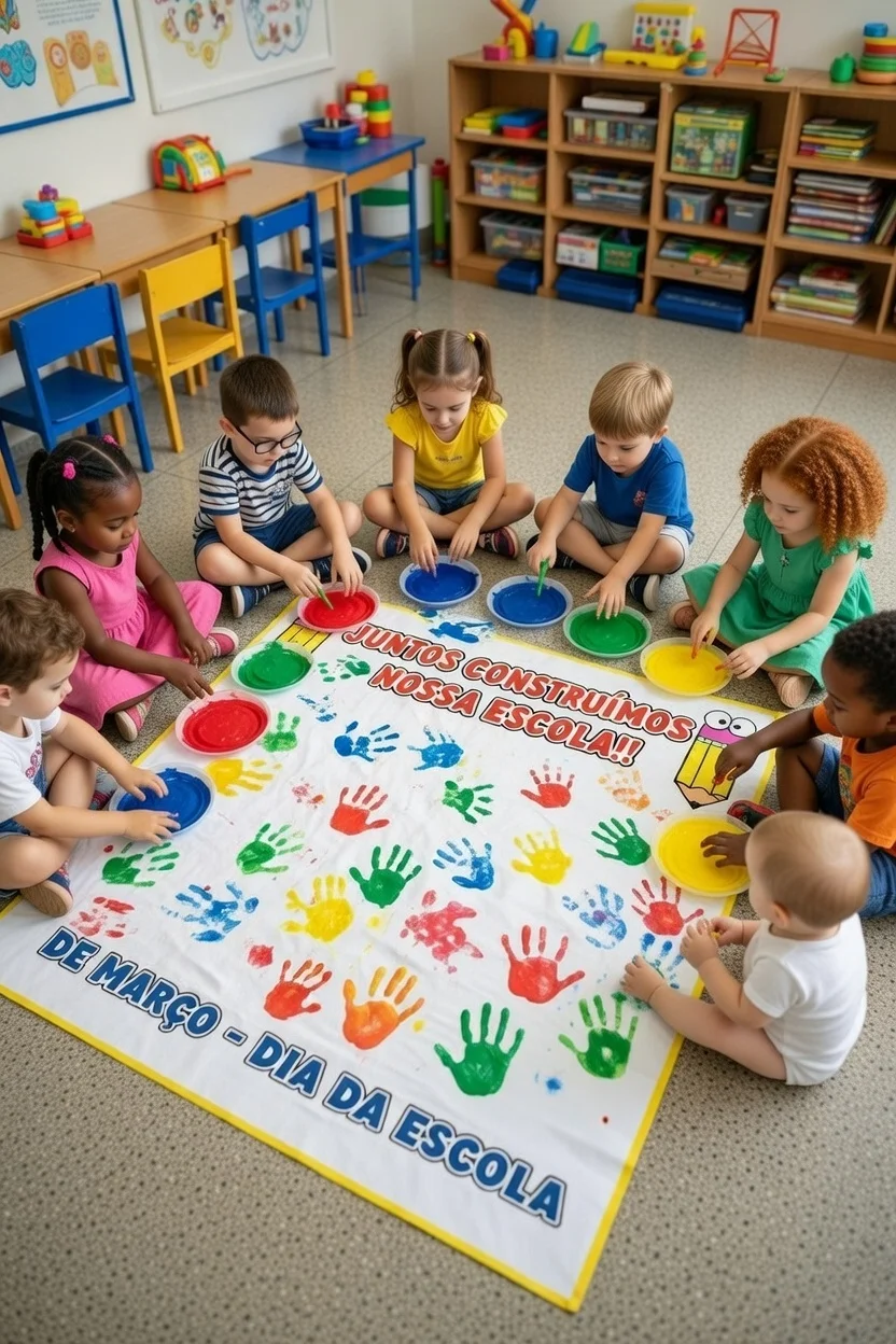 PAINEL AMPLIADO INTERATIVO DIA DA ESCOLA — amostra 5: “JUNTOS CONSTRUÍMOS NOSSA ESCOLA PAINEL AMPLIADO INTERATIVO DIA DA ESCOLA — amostra 5: “JUNTOS CONSTRUÍMOS NOSSA ESCOLA