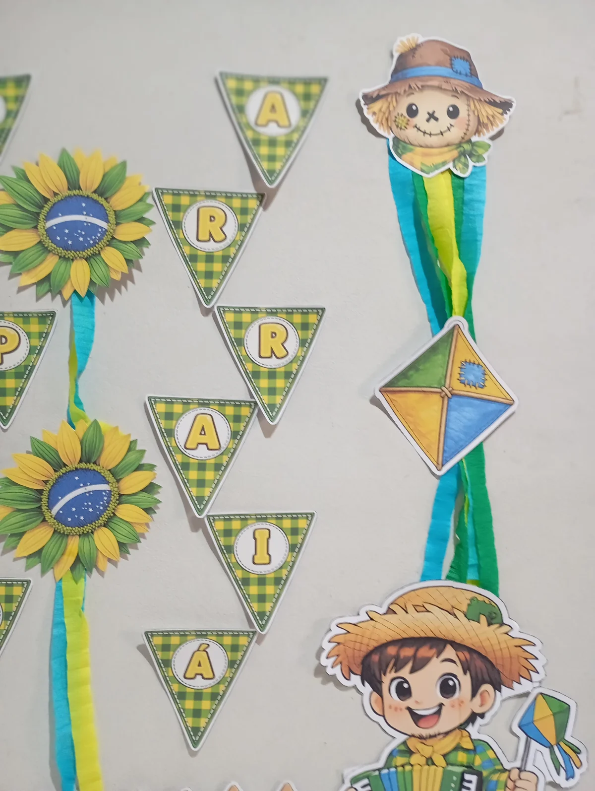 Painel Arraiá Brasil – PDF para Imprimir | Educação Infantil — amostra 3: Leve o clima da Festa Junina com um toque de…