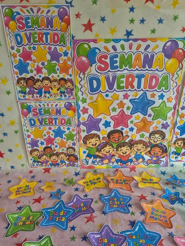 🎈💛 Painel Atividades Divertidas para Semana das Crianças🎈💛 — amostra 6: ✨ A semana mais esperada do ano está chegando…