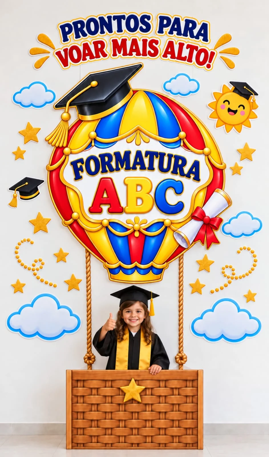 Painel Balão Formatura ABC – Cenário para Fotos em PDF — amostra 2: 🎈 VERSÃO MENOR