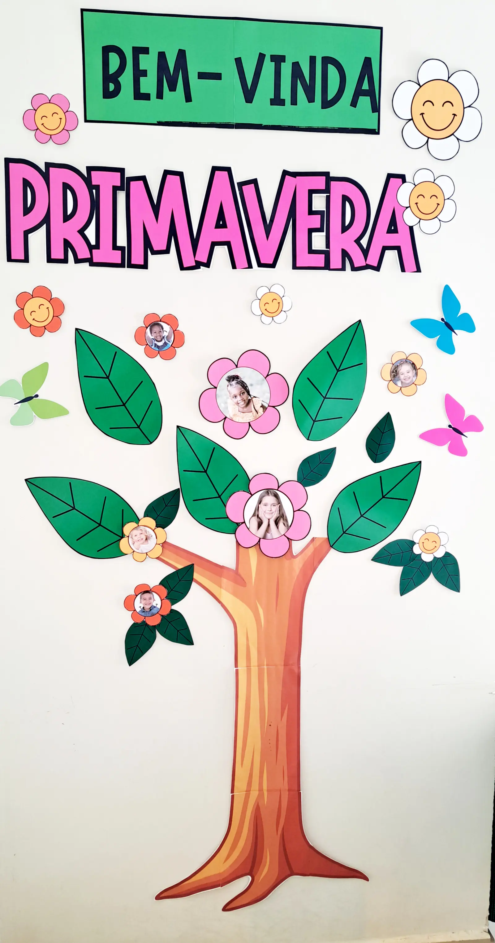 Painel Bem-vinda Primavera - Decoração escolar — amostra 1: Deixe a sala de aula ainda mais alegre e colorida para receber…