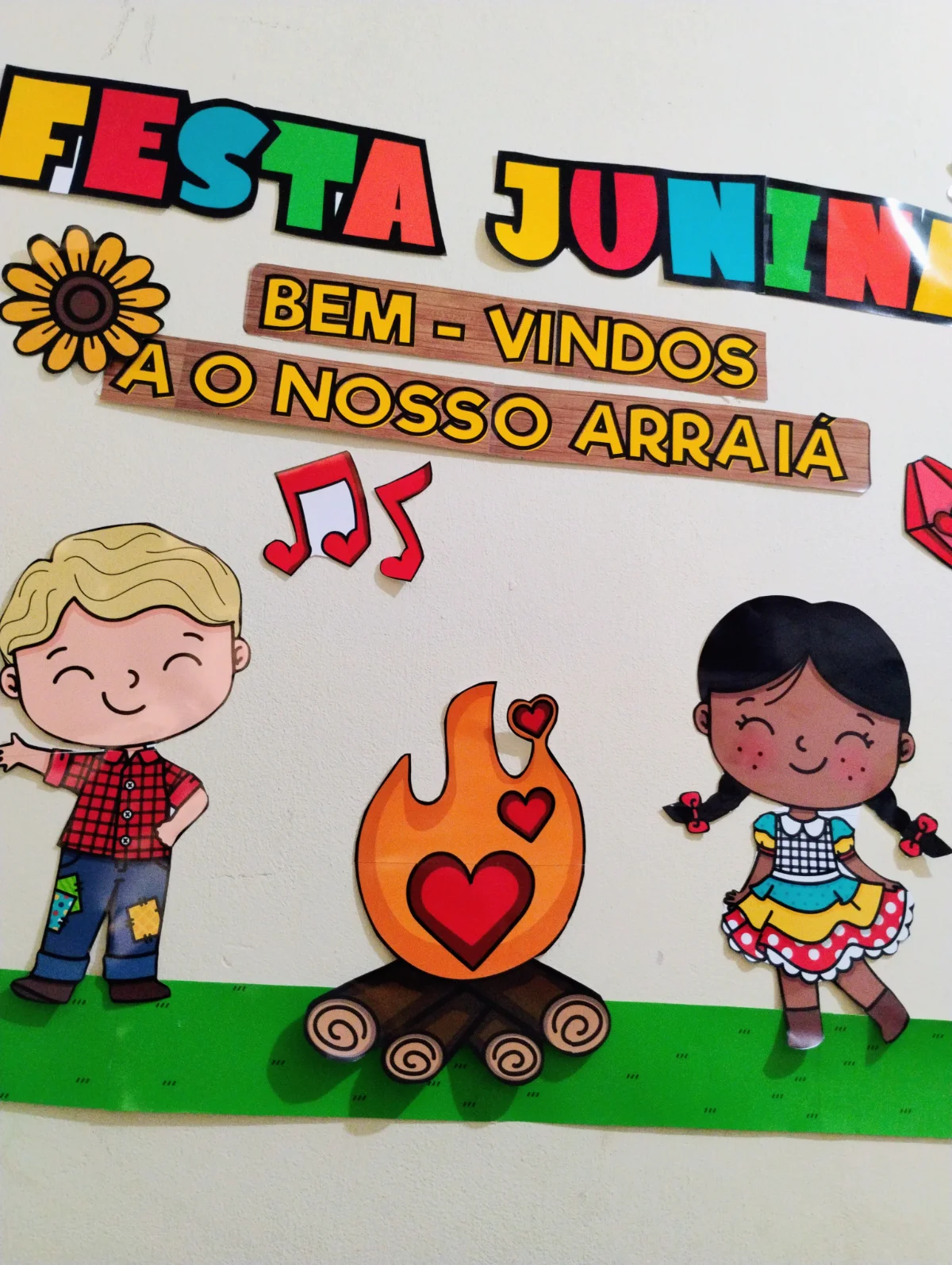 Painel Bem- Vindo ao Nosso Arraiá — Alfabetização para Educação Infantil: Bem-vindos ao Nosso Arraiá Receba seus alunos com…