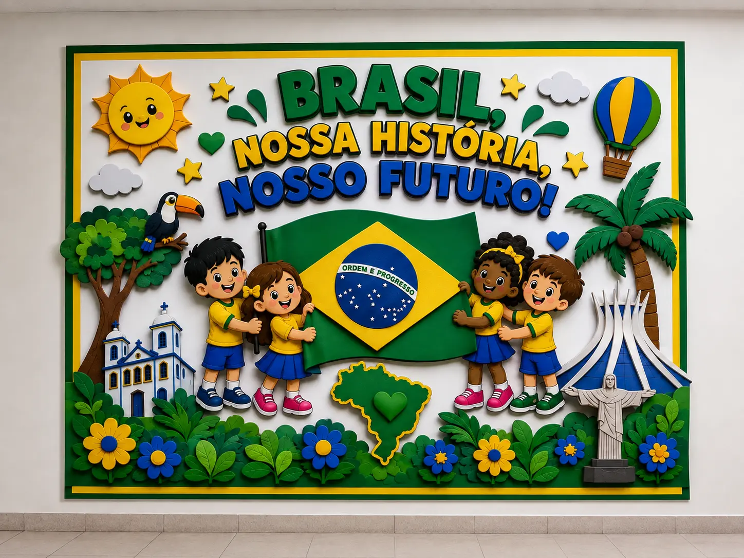 PAINEL – BRASIL, NOSSA HISTÓRIA, NOSSO FUTURO! ✨🇧🇷 — capa do material