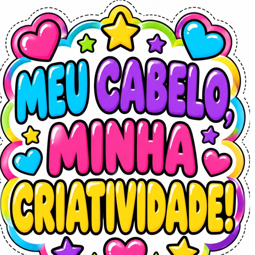 Painel Cabelo Maluco para Imprimir — Kit Pegue e Monte A4 — amostra 7: Decore o Dia do Cabelo Maluco com peças…