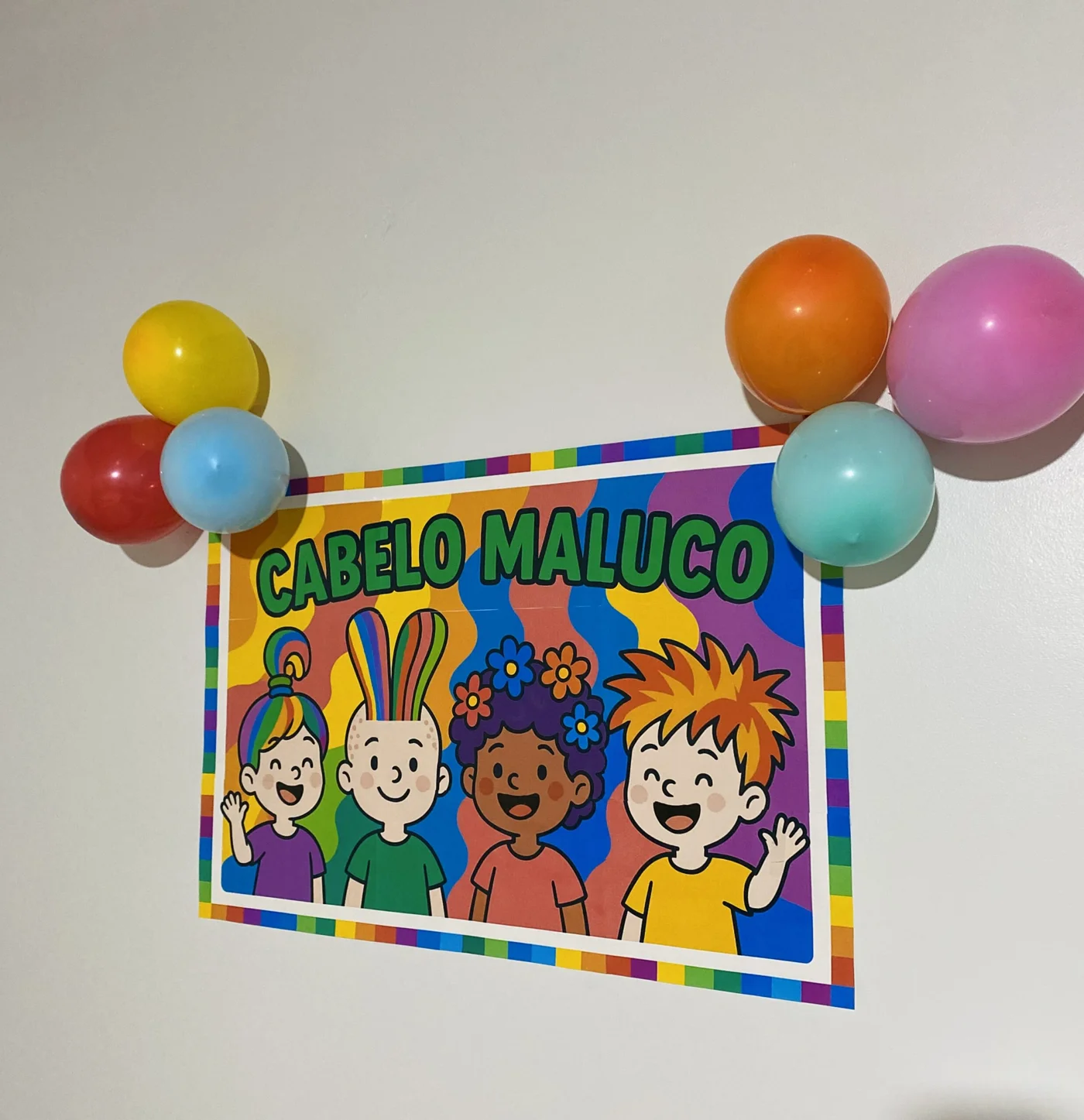 Painel Cabelo Maluco — amostra 2: 🎉✨ Painel Cabelo Maluco ✨🎉 Deixe o ambiente ainda mais divertido com este painel…