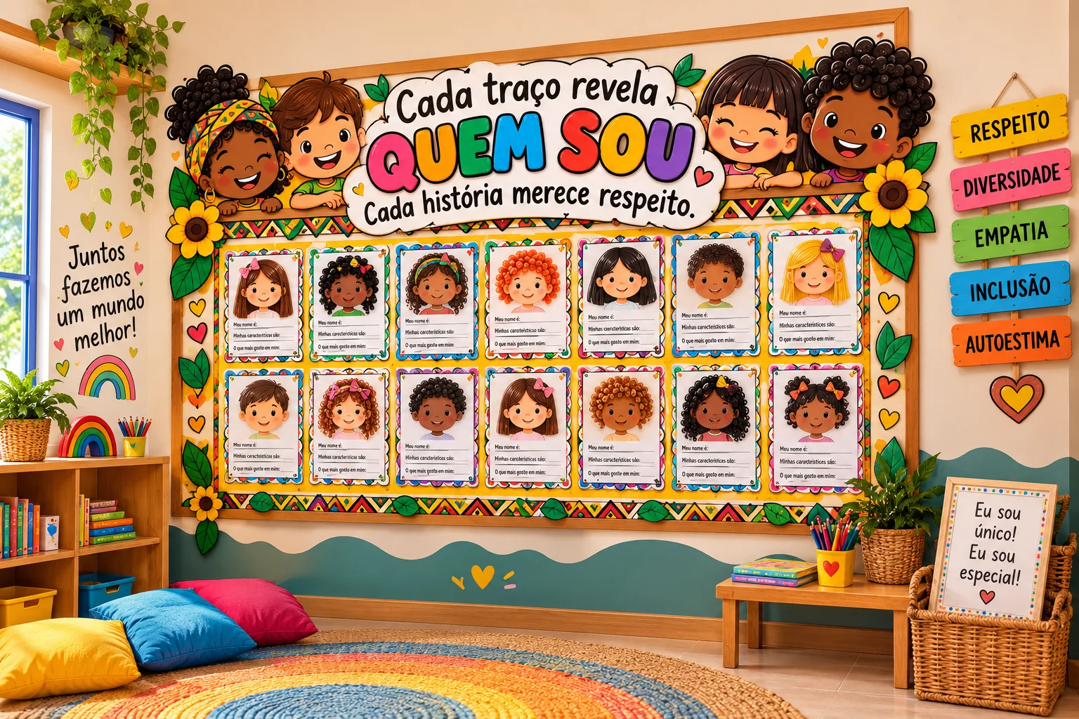 Painel Cada Traço Revela Quem Sou – Consciência Negra PDF — amostra 3: 🎯 OBJETIVOS PEDAGÓGICOS