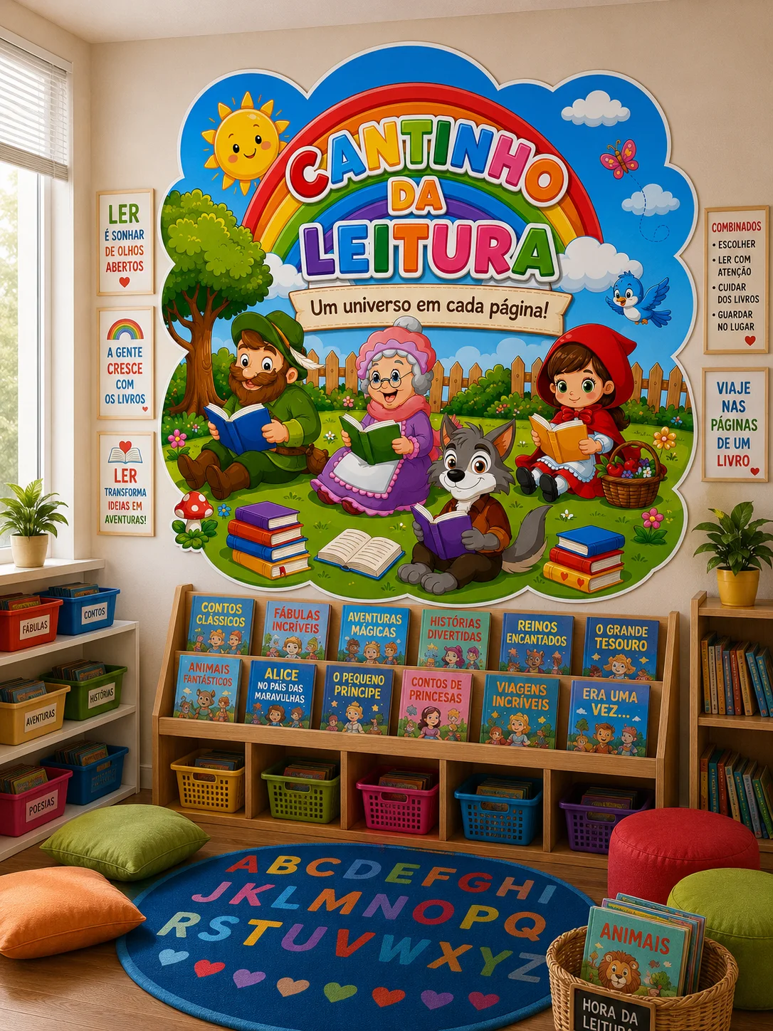 PAINEL CANTINHO DA LEITURA CHAPÉUZINHO VERMELHO — capa do material