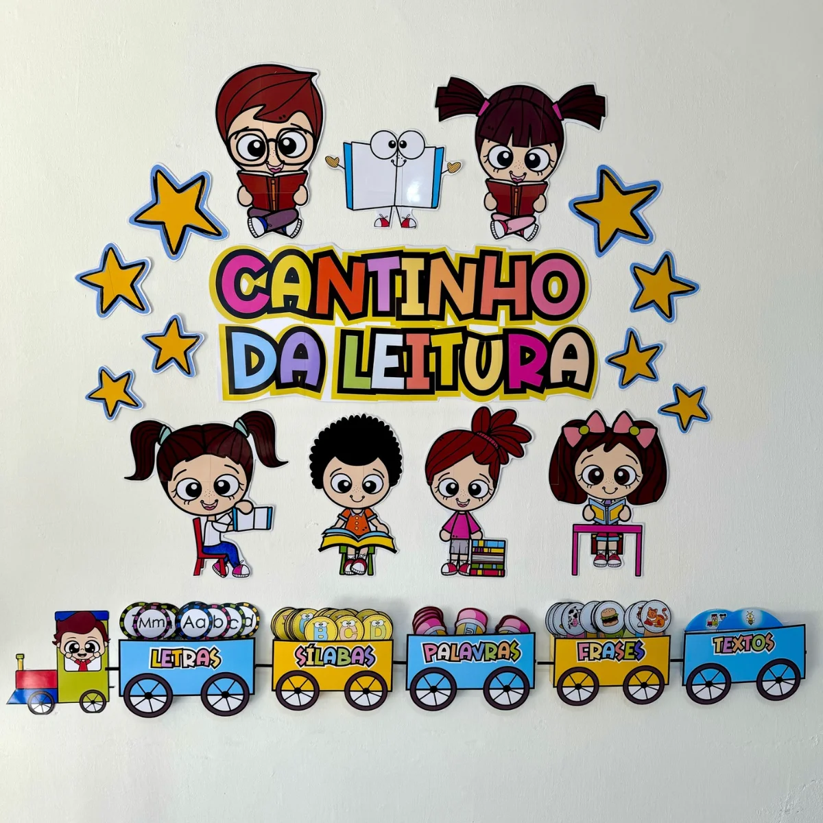 Painel cantinho da leitura – completo – PDF para Imprimir — Alfabetização para Educação Infantil: Transforme a rotina de…