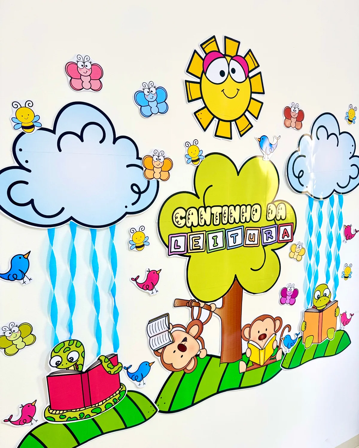 Painel Cantinho da Leitura – Decoração Pedagógica para Sala de Aula — amostra 3: O Painel Cantinho da Leitura é um recurso…