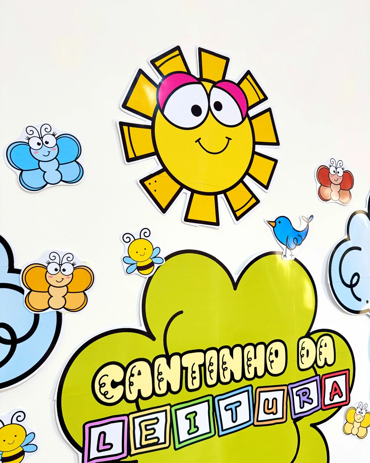 Painel Cantinho da Leitura – Decoração Pedagógica para Sala de Aula — amostra 4: O Painel Cantinho da Leitura é um recurso…