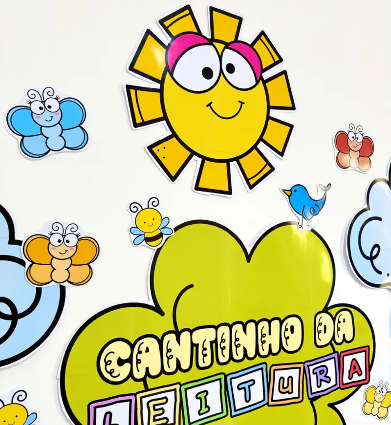 Painel Cantinho da Leitura em PDF para Imprimir — amostra 3: Como usar em sala de aula