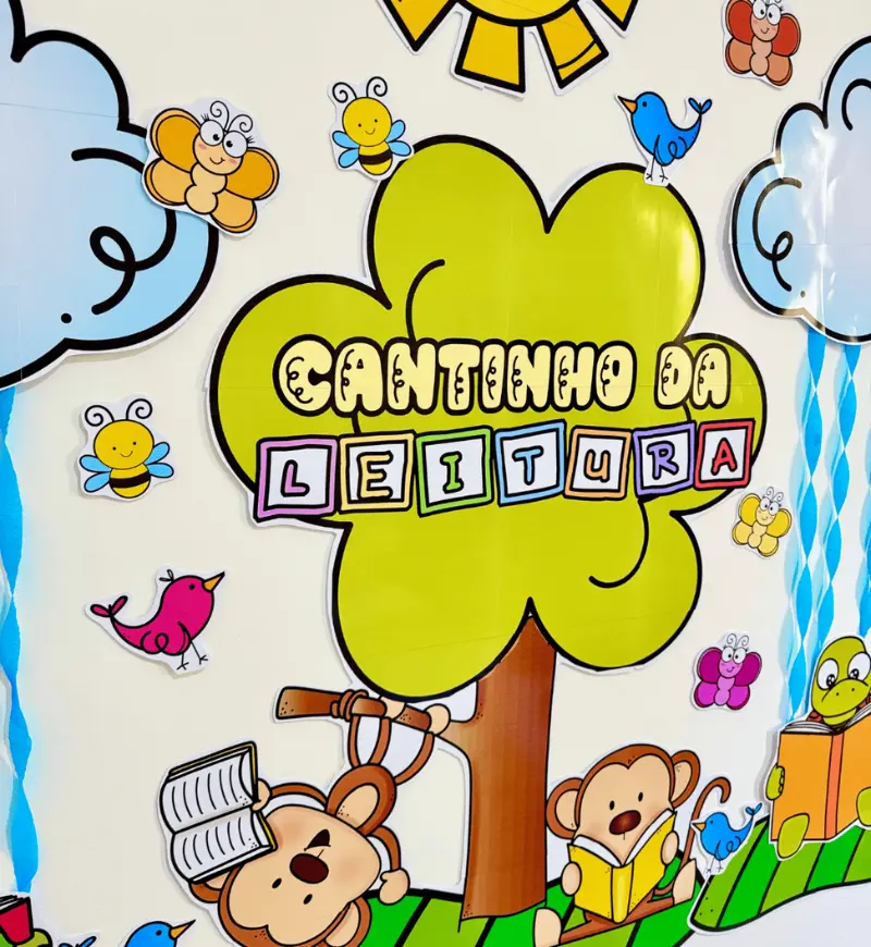 Painel Cantinho da Leitura em PDF para Imprimir — amostra 4: Para quem é indicado