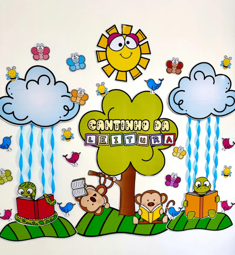 Painel Cantinho da Leitura em PDF para Imprimir — capa do material