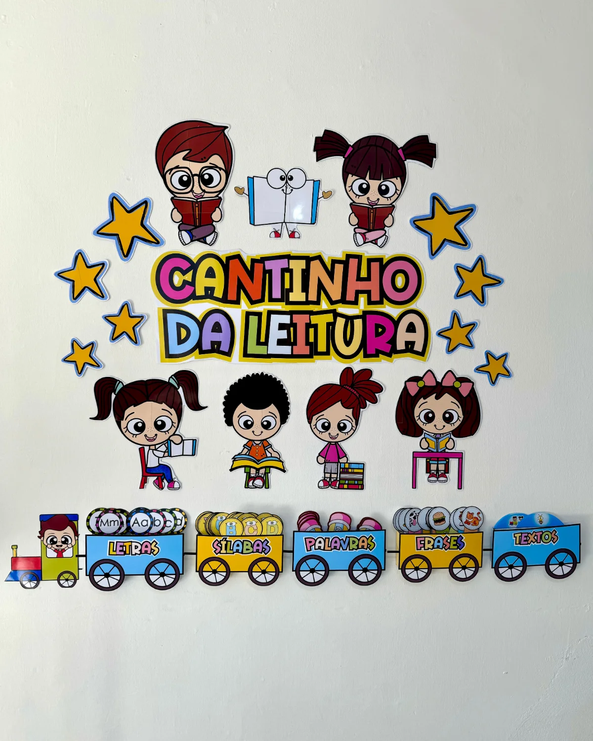 Painel Cantinho da Leitura – PDF para Imprimir — Alfabetização para Educação Infantil: Painel “Cantinho da Leitura”…