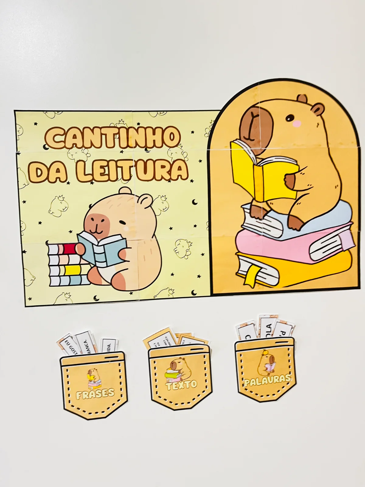 Painel Cantinho da Leitura – Tema Capivara — capa do material