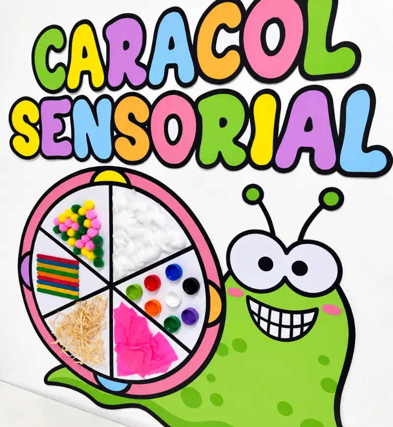 Painel Caracol Sensorial | PDF Educação Infantil — amostra 1: Uma proposta interativa para estimular a percepção tátil das…