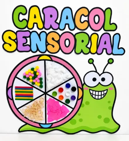 Painel Caracol Sensorial | PDF Educação Infantil — capa do material