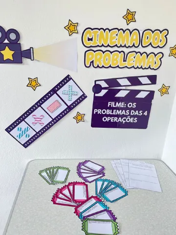 Painel Cinema dos Problemas! Aventura Cinematográfica! 🎬✨ — capa do material