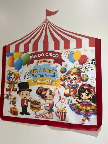 Painel Circo Legal - Datas comemorativas — amostra 2: 🥰🤩O Painel Circo Legal traz toda a magia, alegria e encanto do…