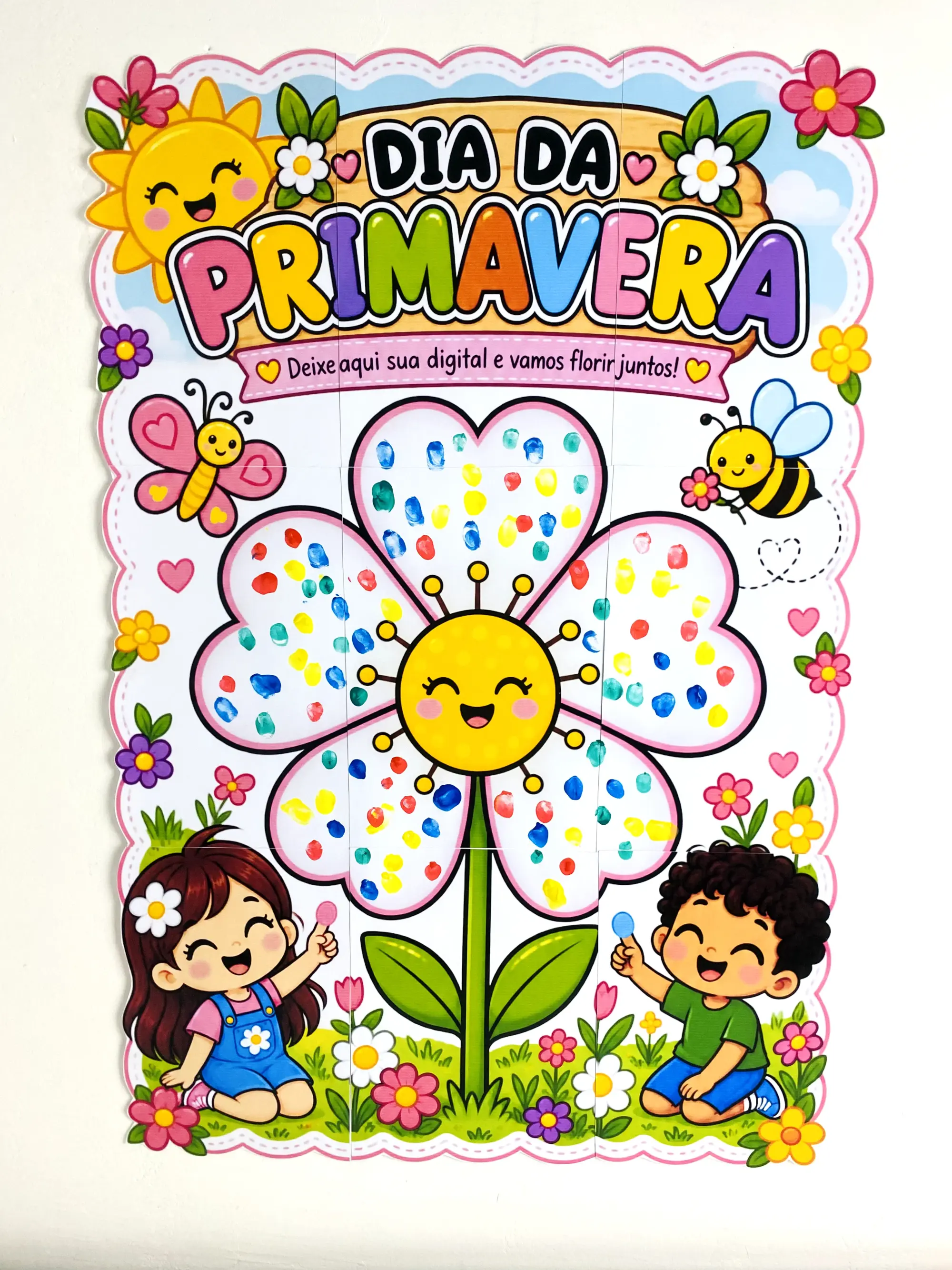 PAINEL COLABORATIVO DA PRIMAVERA PARA EDUCAÇÃO INFANTIL — Datas comemorativas para Educação Infantil: Painel Colaborativo…