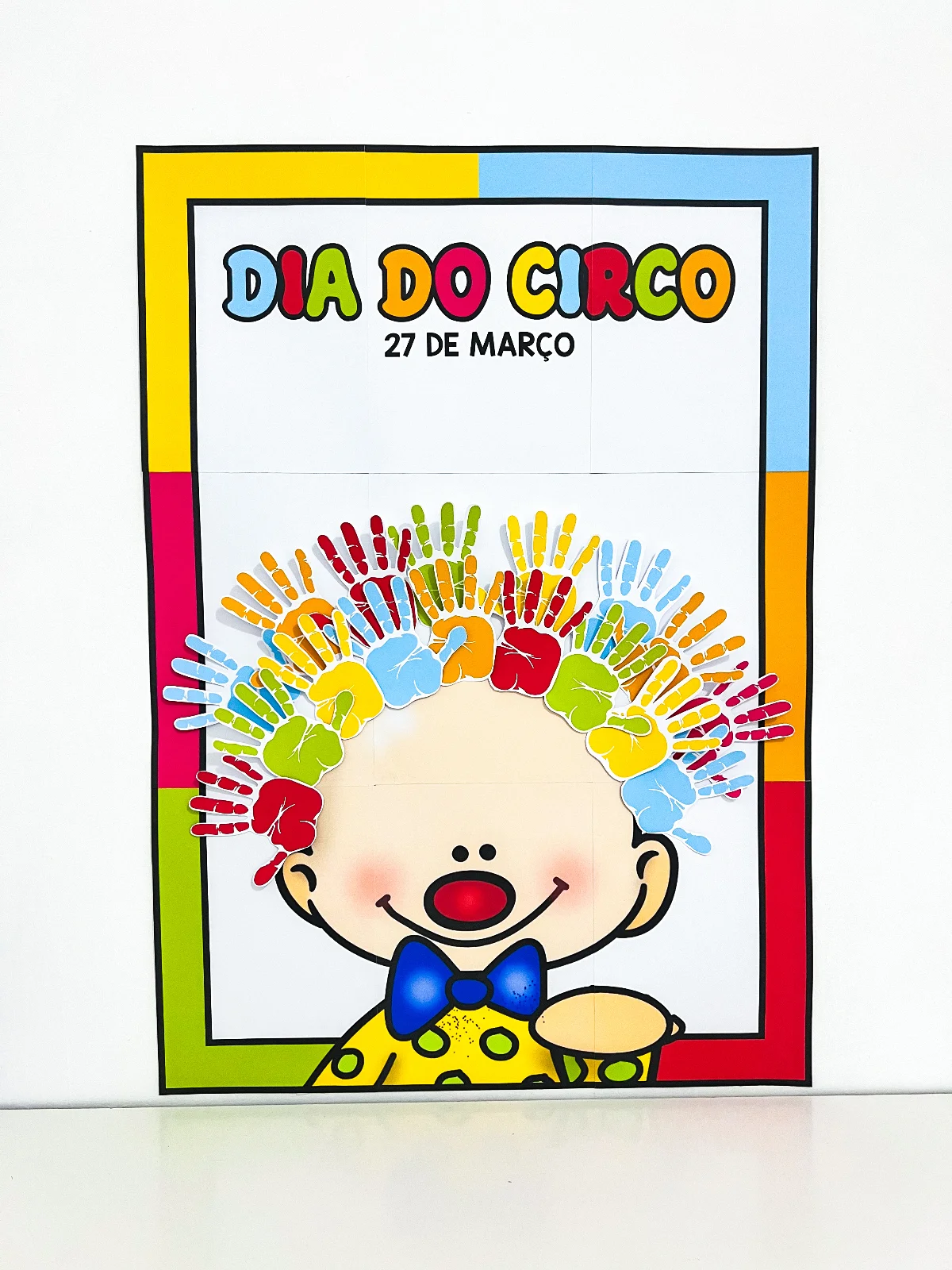Painel colaborativo Dia do Circo decoração escolar educação infantil PDF para imprimir — amostra 2: Material pedagógico…