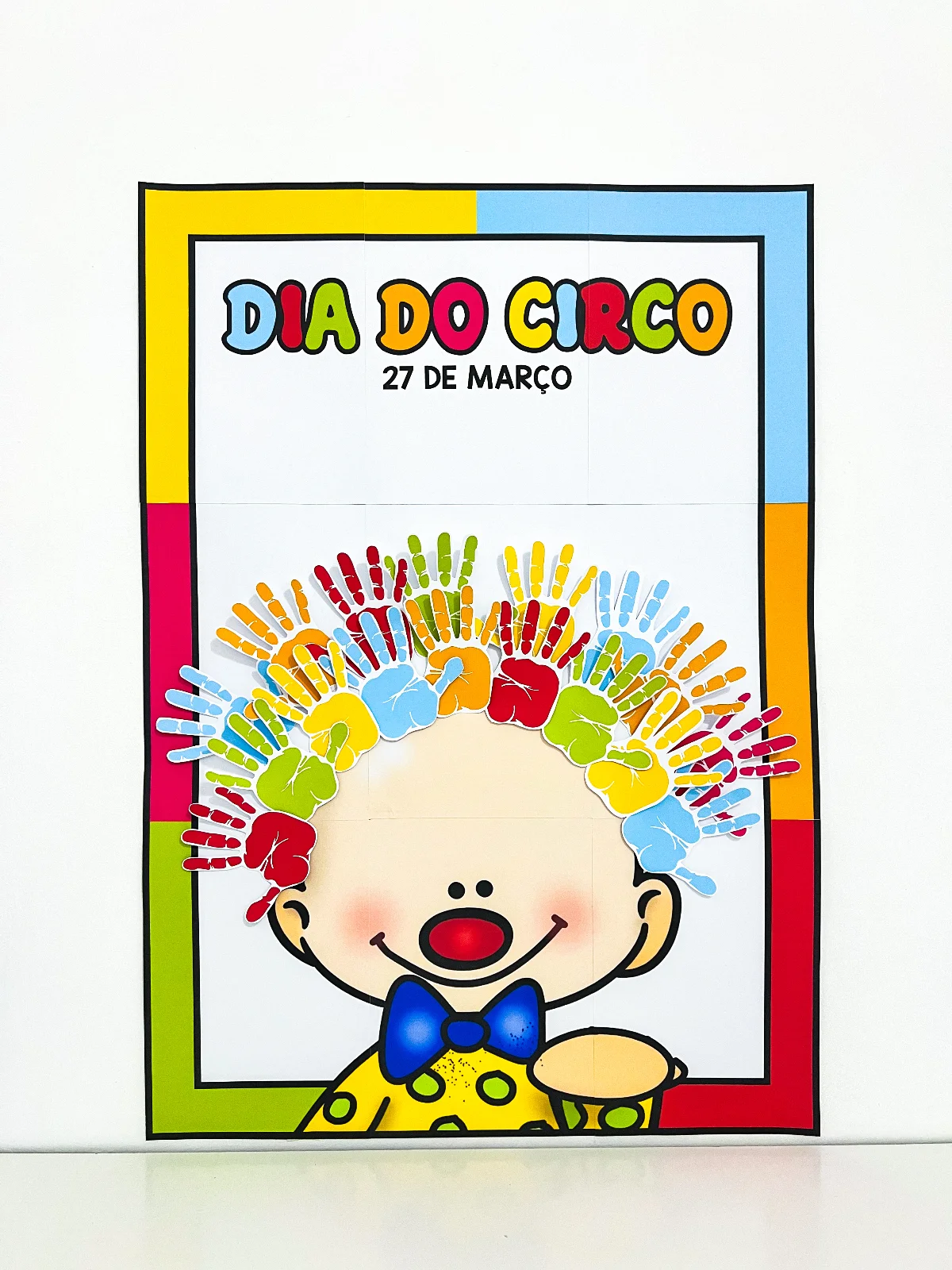 Painel colaborativo Dia do Circo decoração escolar educação infantil PDF para imprimir — Datas comemorativas para Educação…