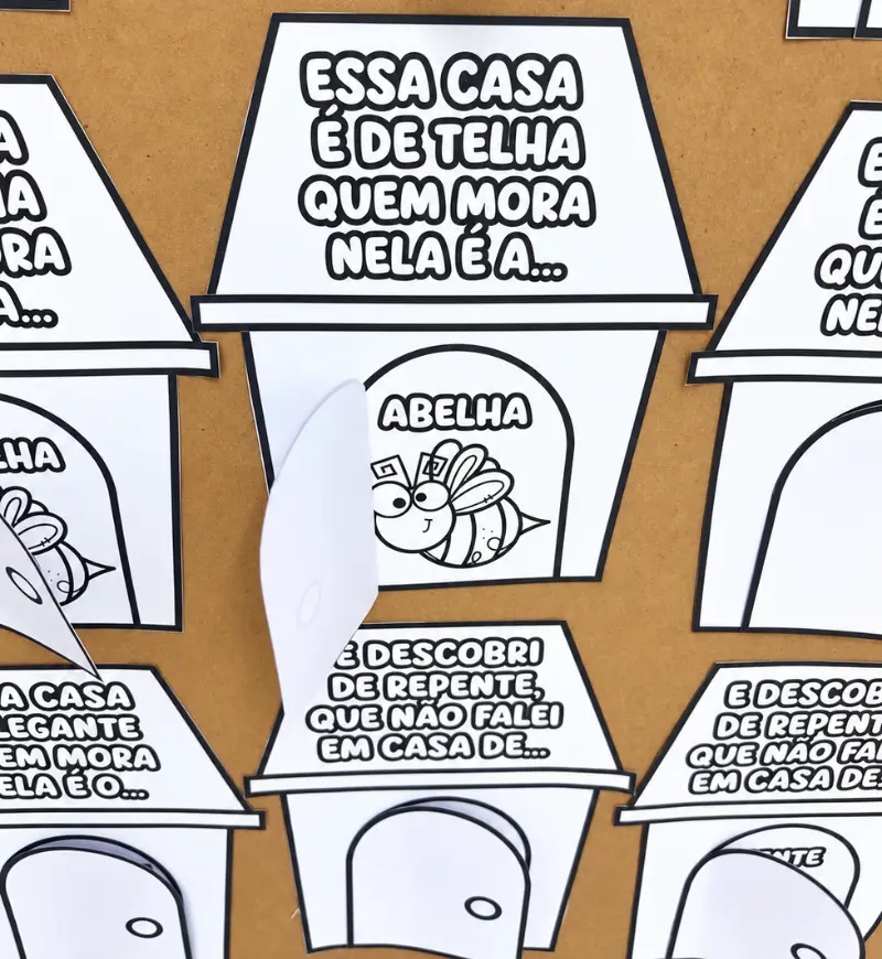 Painel Coletivo A Casa e o Seu Dono – PDF para Imprimir — amostra 3: Formato e entrega
