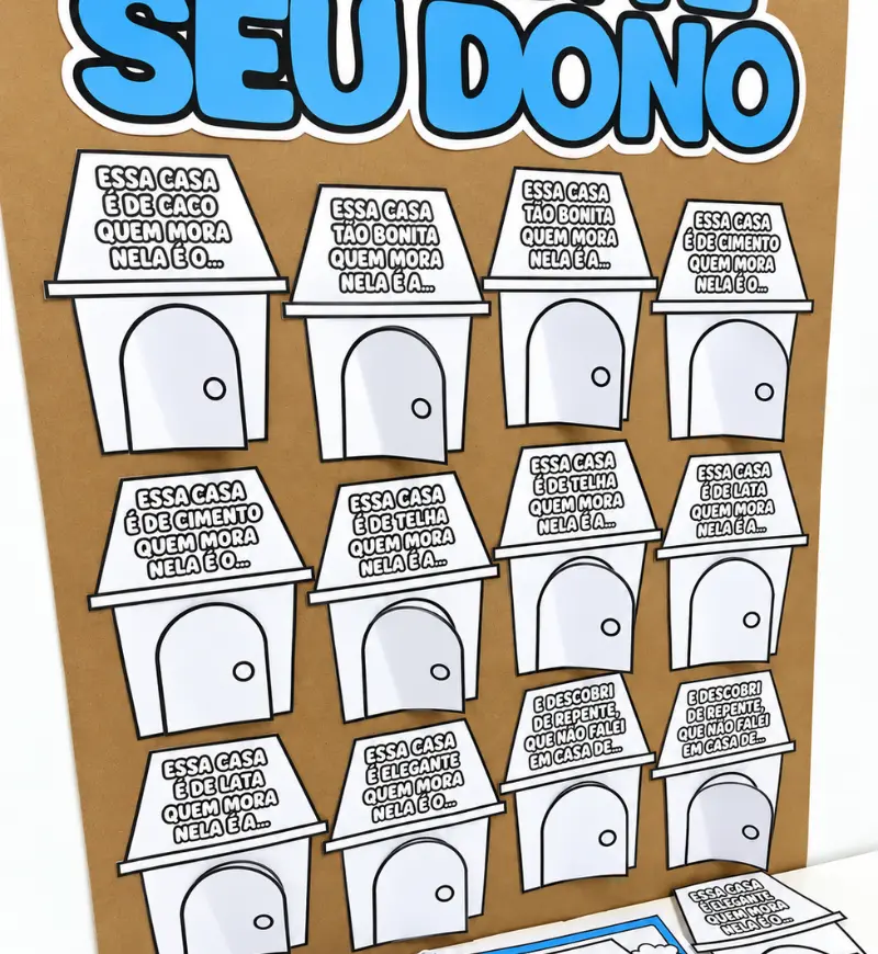Painel Coletivo A Casa e o Seu Dono – PDF para Imprimir — capa do material