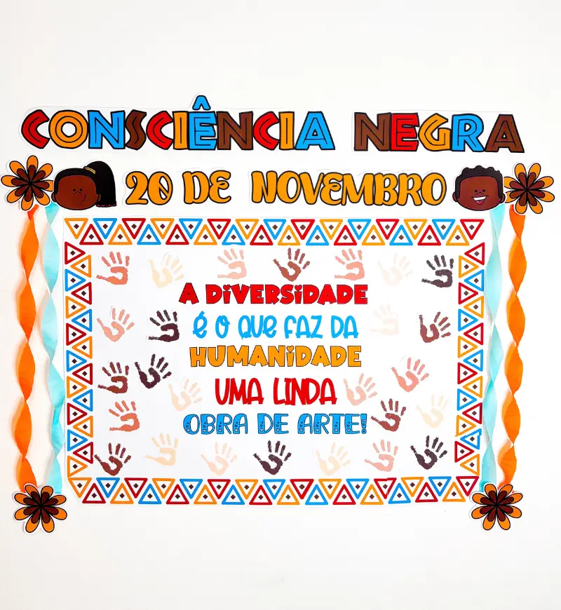 Painel Coletivo Consciência Negra: Diversidade e Respeito — capa do material