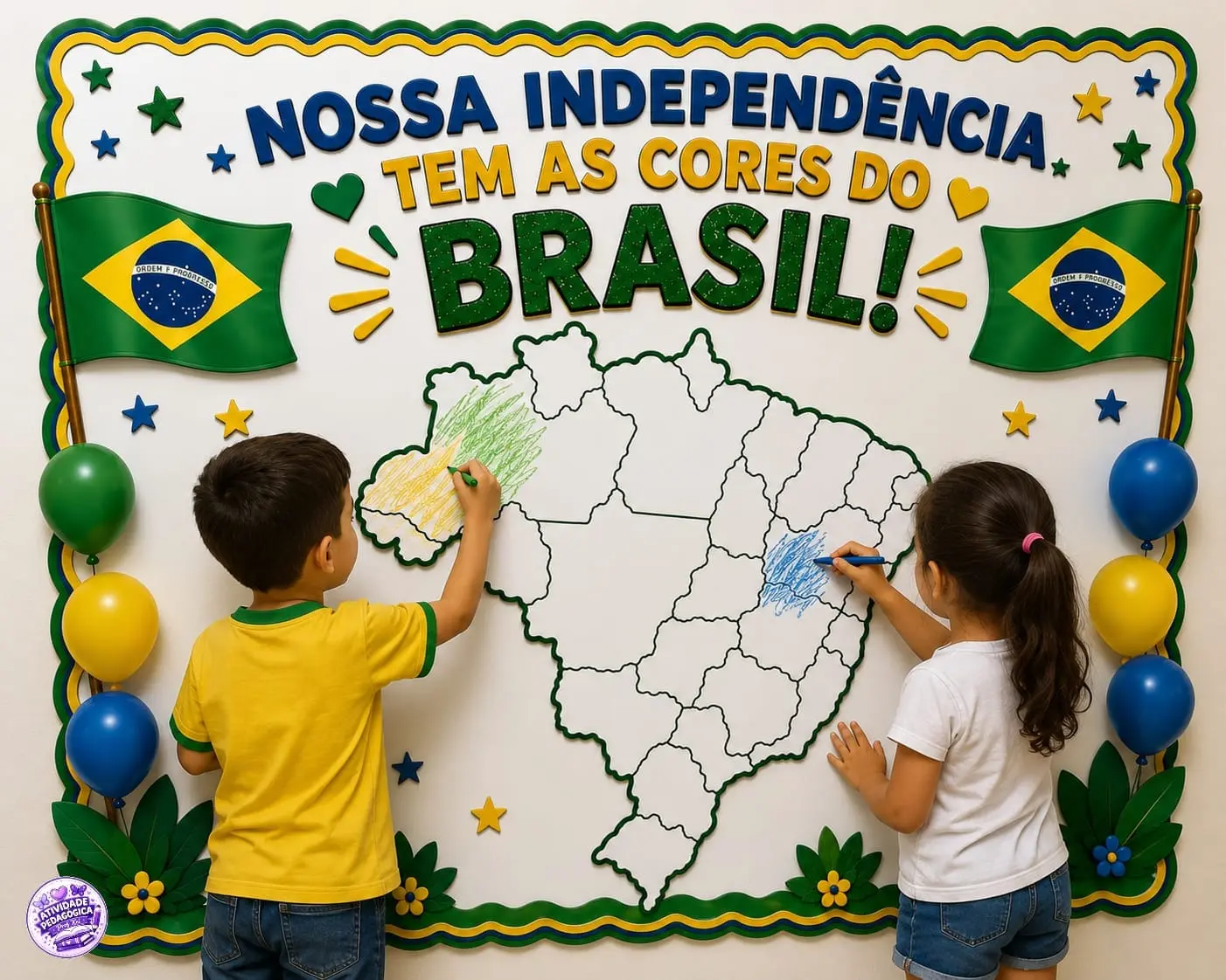 PAINEL COLETIVO – INDEPENDÊNCIA DO BRASIL ✨🇧🇷 — capa do material