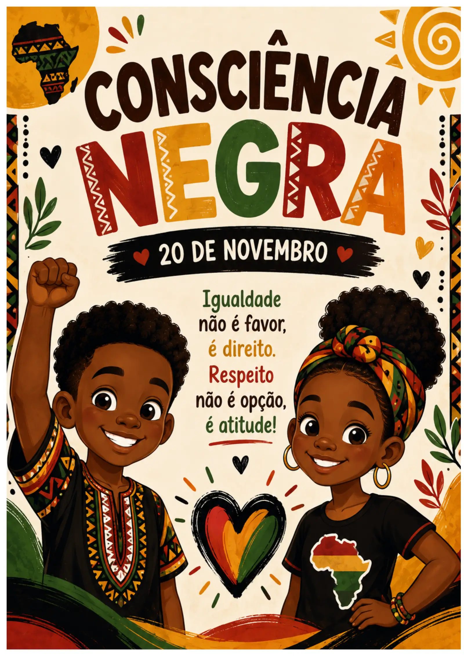 🖤✊🏾 PAINEL CONSCIÊNCIA NEGRA – 20 DE NOVEMBRO ✊🏾🖤 — amostra 1: 🖤✊🏾 PAINEL CONSCIÊNCIA NEGRA – 20 DE NOVEMBRO ✊🏾🖤