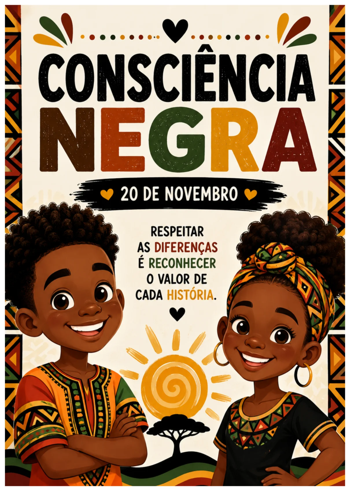 🖤✊🏾 PAINEL CONSCIÊNCIA NEGRA – 20 DE NOVEMBRO ✊🏾🖤 — Alfabetização para Educação Infantil: 🖤✊🏾 PAINEL CONSCIÊNCIA…