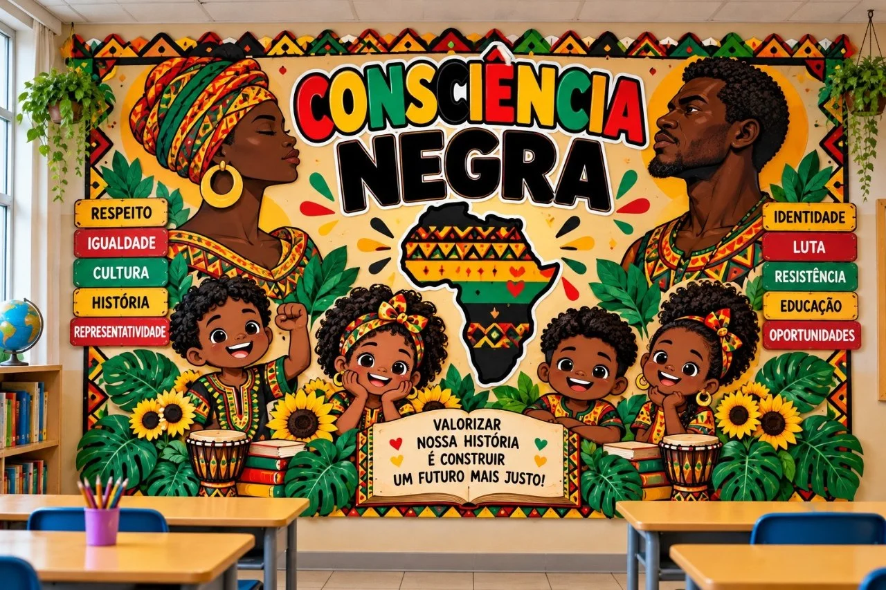 ✨PAINEL CONSCIÊNCIA NEGRA – 30 PÁGINAS ✨ — capa do material